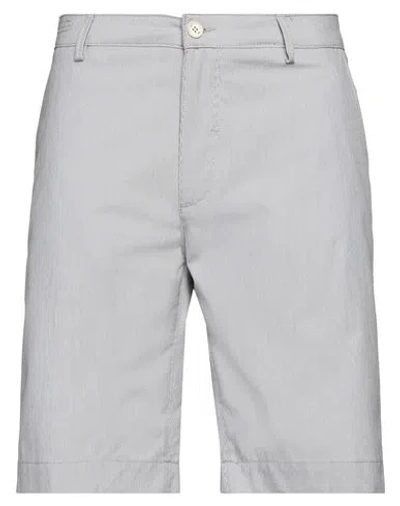 Yan Simmon Man Shorts & Bermuda Shorts Lead Size 38 Cotton, Polyester, Elastane In Gray