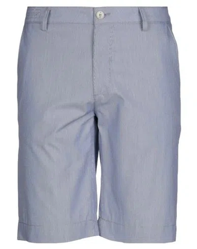 Yan Simmon Man Shorts & Bermuda Shorts Midnight Blue Size 38 Cotton, Polyester, Elastane