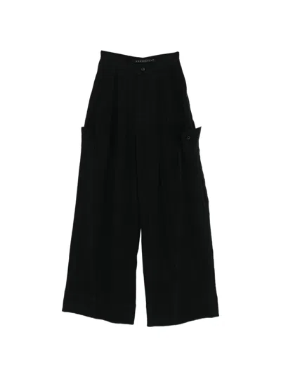 Yehuafan Pocket Trousers In Black