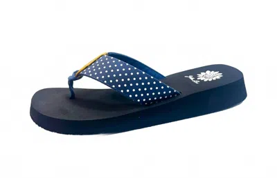 Yellow Box Unisex Fairly Flip Flop In Navy In Blue