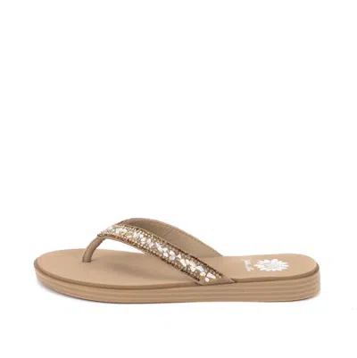 Yellow Box Women's Diyah Flip Flop Sandal In Natural In Neutral