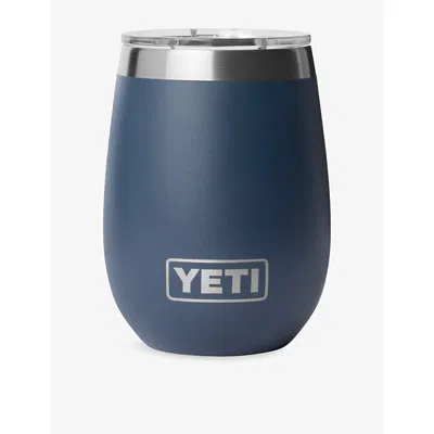 Yeti Navy Rambler 10oz Outdoor Wine Cup 285ml In Blue