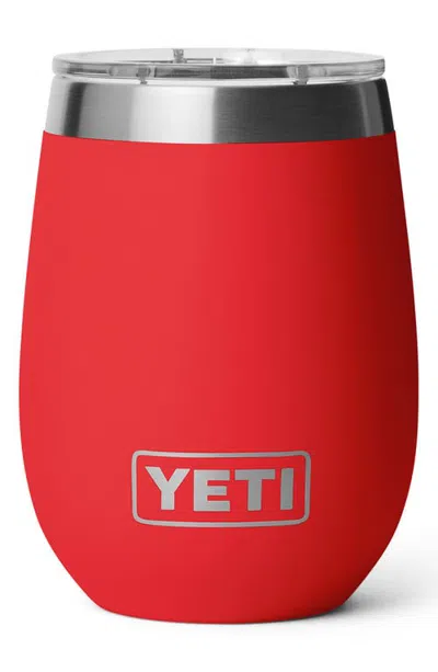 Yeti Rambler 10-ounce Wine Tumbler In Red