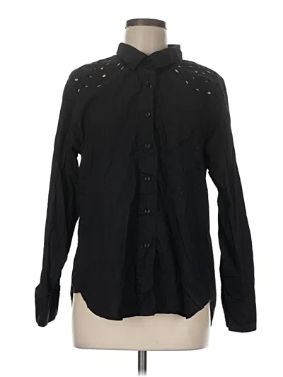 Pre-owned Yfb Long Sleeve Button Down Shirt In Black