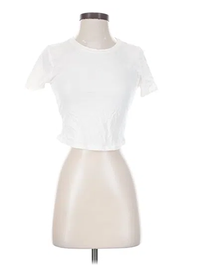 Pre-owned Yitty Short Sleeve T-shirt In White