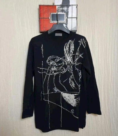 Pre-owned Yohji Yamamoto Blac Scandal 20aw Knitted Shirt In Black
