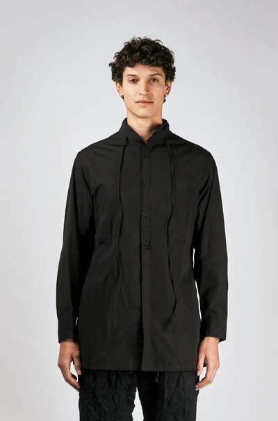 Yohji Yamamoto Black J-string Shirt