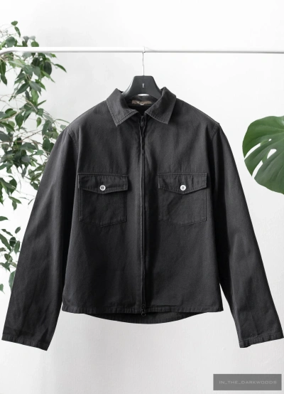 Pre-owned Yohji Yamamoto X Ys For Men Front Pocket Worker Jacket In Black