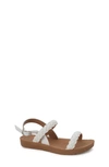 Yoki Kids' Brynn Braided Sandal In White
