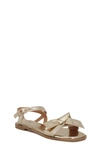 Yoki Kids' Pamela Bow Sandal In Gold