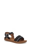 Yoki Kids' Vanity Beaded Sandal In Black
