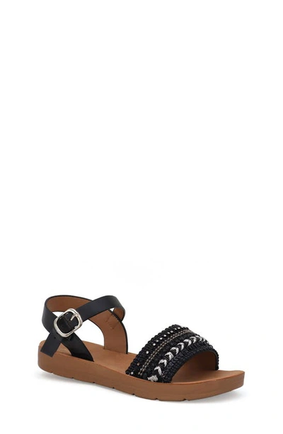 Yoki Kids' Vanity Beaded Sandal In Black