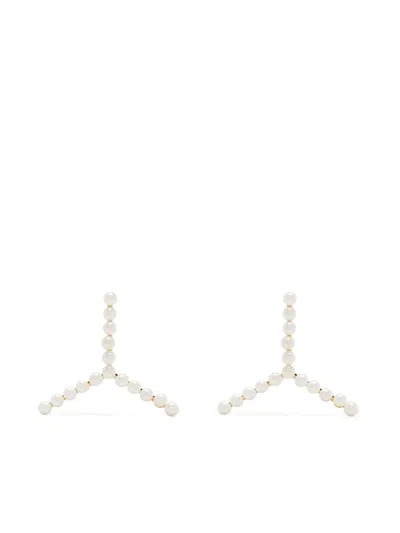 Y/project Brass Oversized Earring In Gold