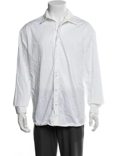 Pre-owned Y/project Long Sleeve Dress Shirt In Neutrals