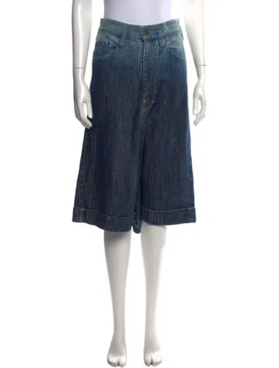 Pre-owned Y's 2016 Knee-length Shorts In Blue