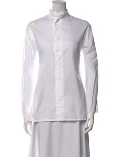 Pre-owned Y's Vintage Long Sleeve Top In White