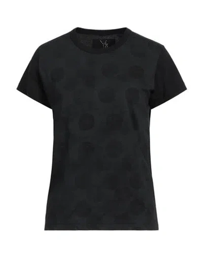 Y's Yohji Yamamoto Woman T-shirt Black Size 3 Cotton