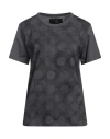 Y's Yohji Yamamoto Woman T-shirt Lead Size 3 Cotton In Grey