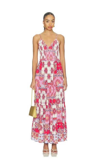 Yumi Kim Kuhio Dress In Crimson Paisley