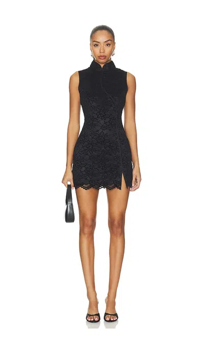 Yumi Kim Shantou Lace Mini Dress In Black