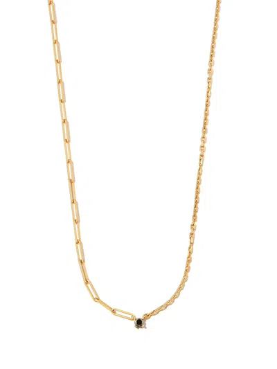 Yvonne Léon 18kt Yellow Gold Mixed Chain Diamond Necklace
