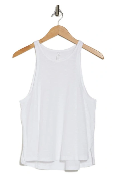 Z By Zella Easy Day Slub Tank Top In White