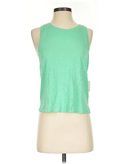 Pre-owned Z By Zella Sleeveless T-shirt In Green