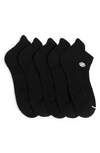 Z By Zella Sport 6-pack Tab Back Socks In Black