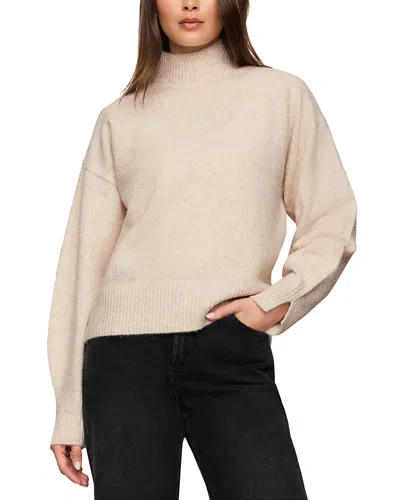 Z Supply Nessa Mock Neck Sweater In Neutral