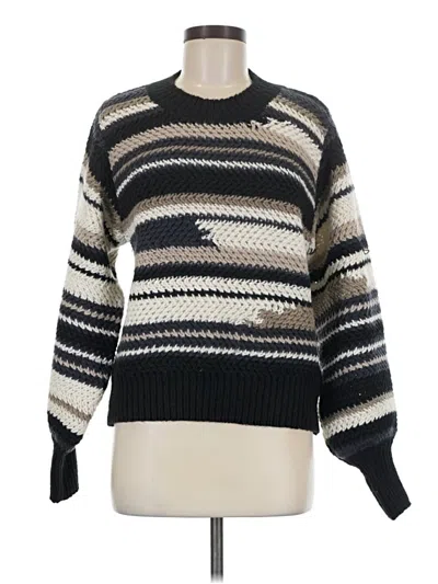 Pre-owned Z Supply Pullover Sweater In Black