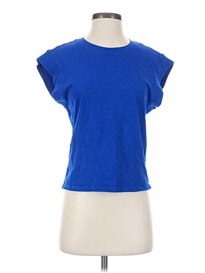 Pre-owned Z Supply Short Sleeve T-shirt In Blue