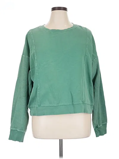 Pre-owned Z Supply Sweatshirt In Green