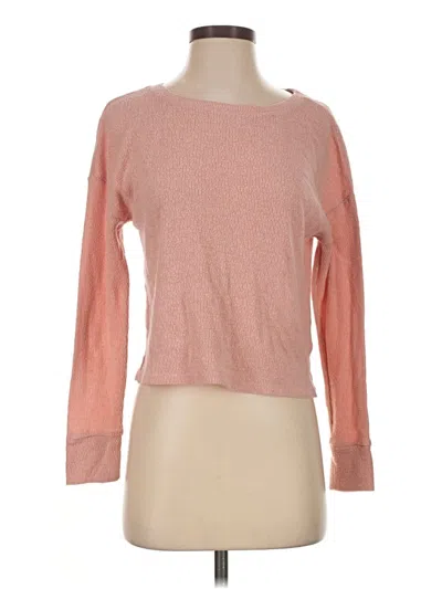Pre-owned Z Supply Sweatshirt In Pink