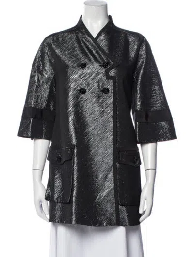 Pre-owned Zac Posen Acetate Jacket In Multicolor