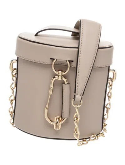 Pre-owned Zac Posen Leather Crossbody Bag In Neutrals