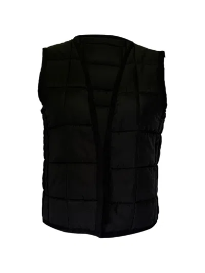 Pre-owned Zadig & Voltaire Quilted Vest In Black