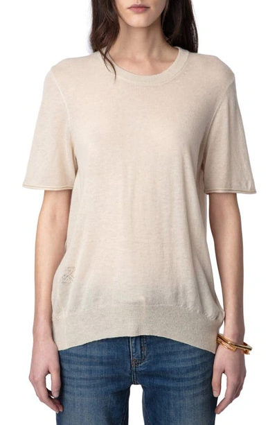 Zadig & Voltaire Ida Wings Cashmere Sweater In Judo