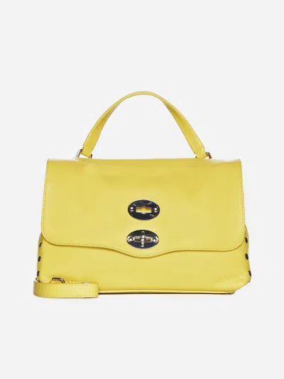 Zanellato Postina S Daily Leather Bag In Yellow Procida