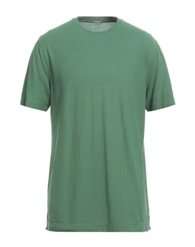 Zanone Man T-shirt Green Size 48 Cotton
