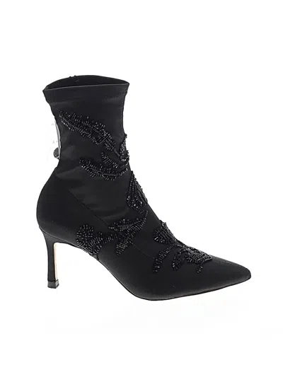 Pre-owned Zara Ankle Boots In Black