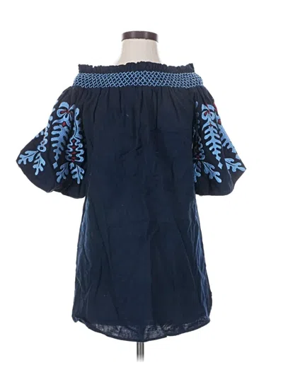 Pre-owned Zara Basic Casual Dress In Blue