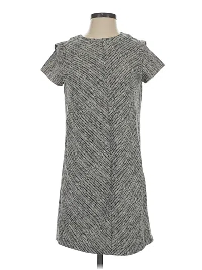Pre-owned Zara Basic Casual Dress In Gray