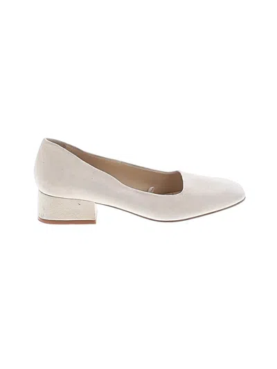 Pre-owned Zara Basic Heels In Ivory
