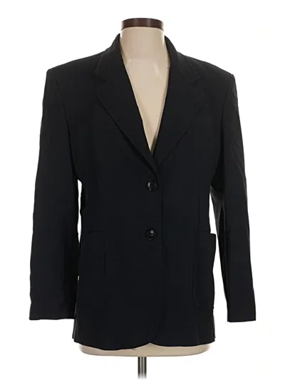 Pre-owned Zara Blazer Jacket In Black