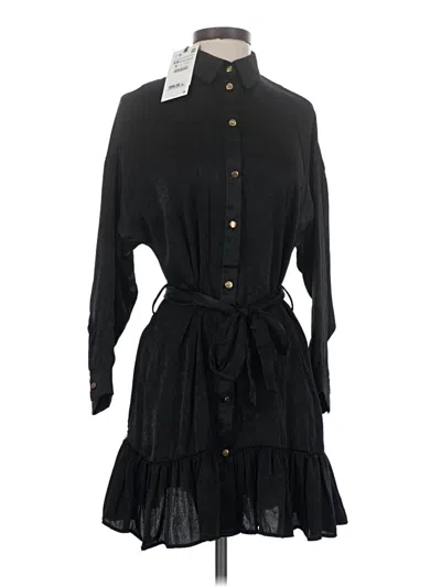 Zara Casual Dress In Black
