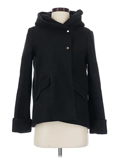 Pre-owned Zara Coat In Black