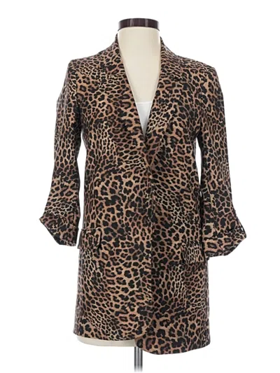 Pre-owned Zara Coat In Brown