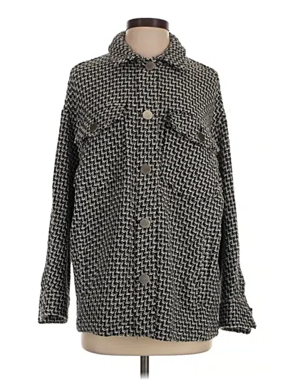 Pre-owned Zara Coat In Gray
