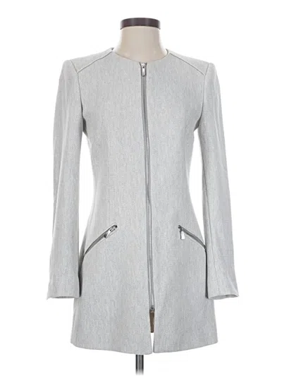 Pre-owned Zara Coat In Gray