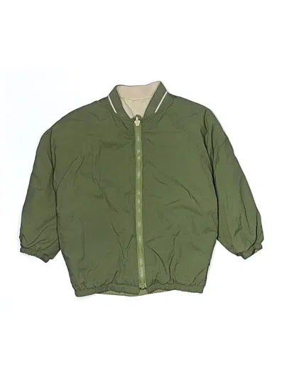 Pre-owned Zara Kids' Jacket In Green